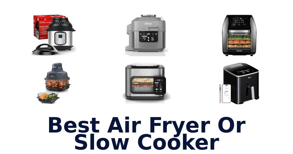 best air fryer or slow cooker