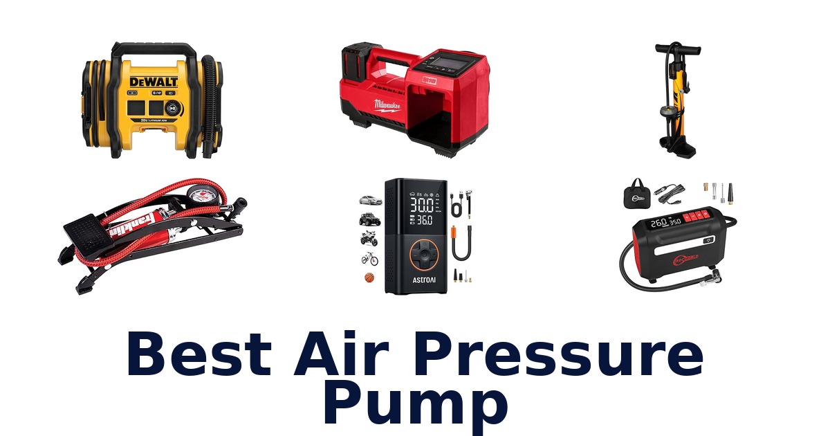 best air pressure pump