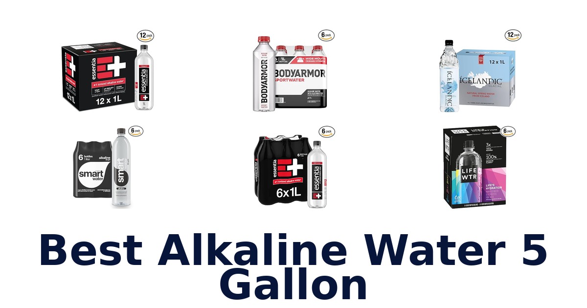 best alkaline water 5 gallon