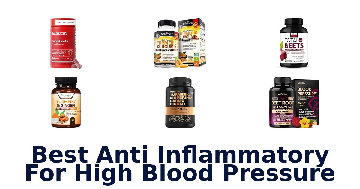 best anti inflammatory for high blood pressure