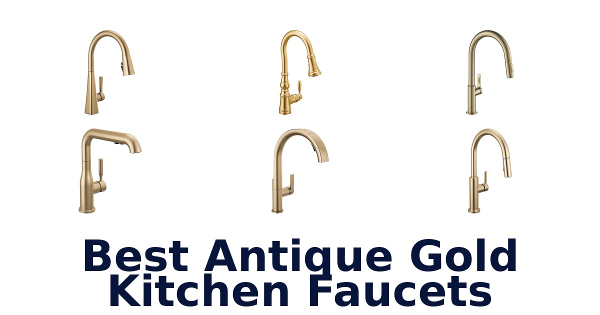 best antique gold kitchen faucets