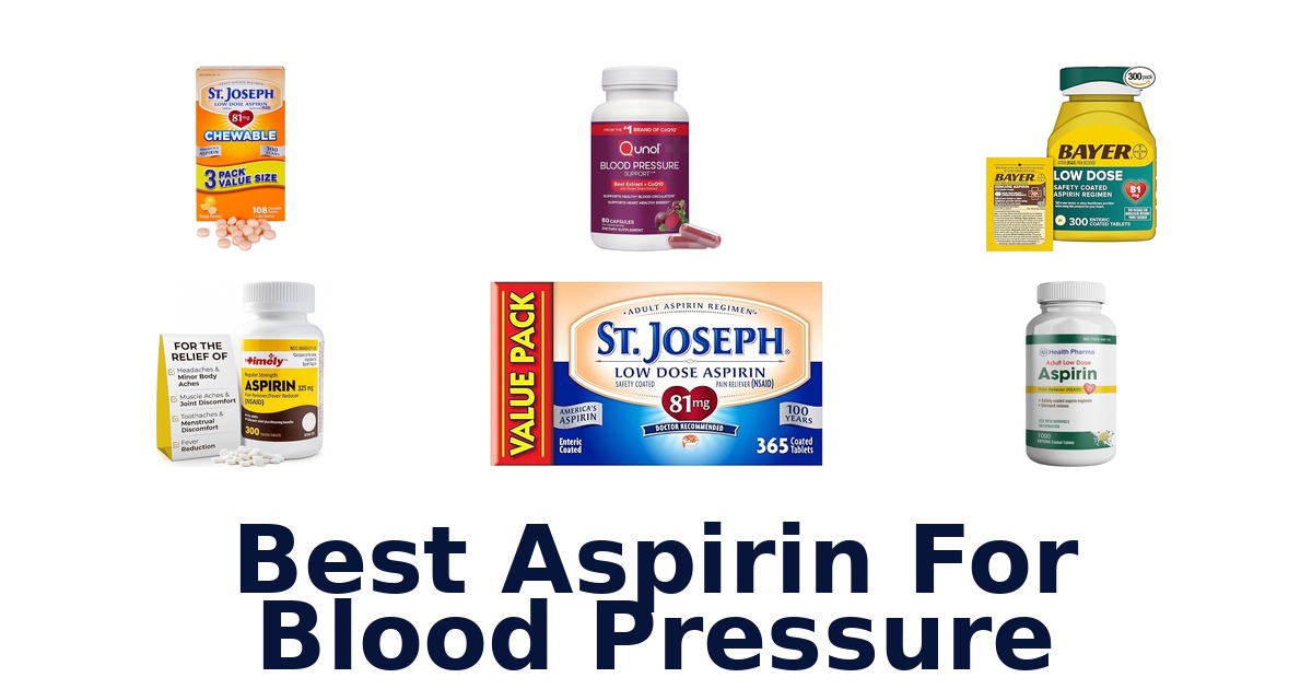 best aspirin for blood pressure