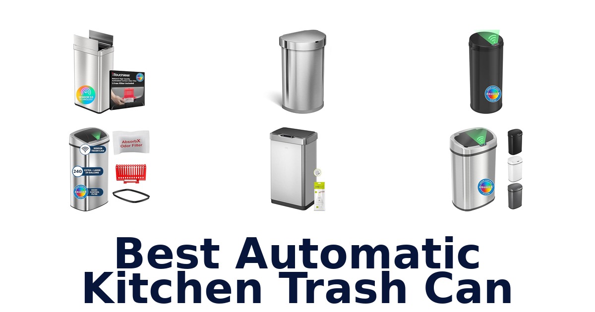 best automatic kitchen trash can