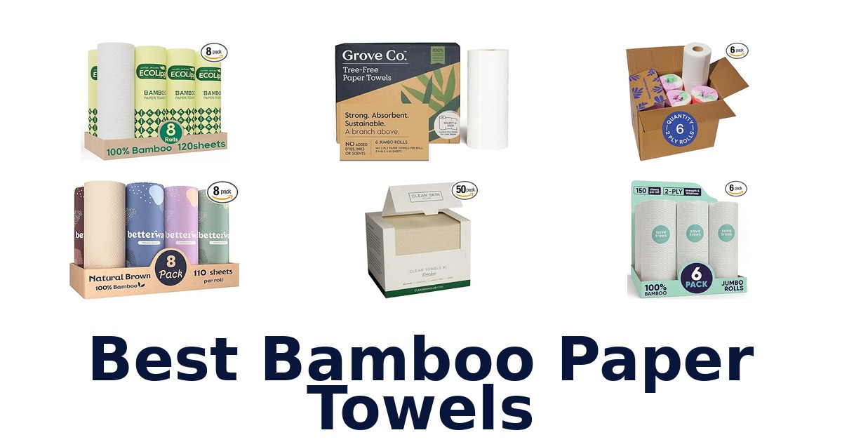best bamboo paper towels