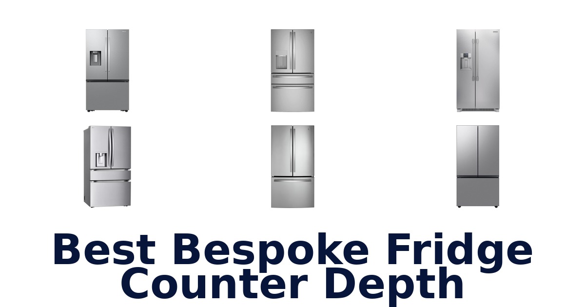 best bespoke fridge counter depth