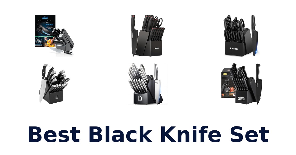 best black knife set