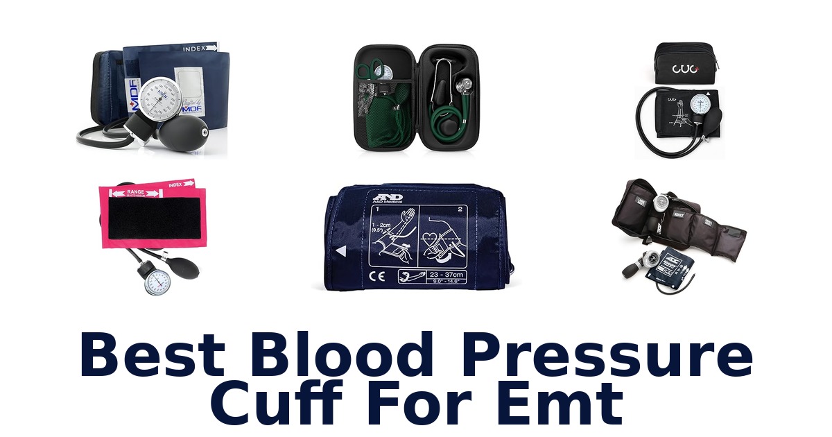 best blood pressure cuff for emt