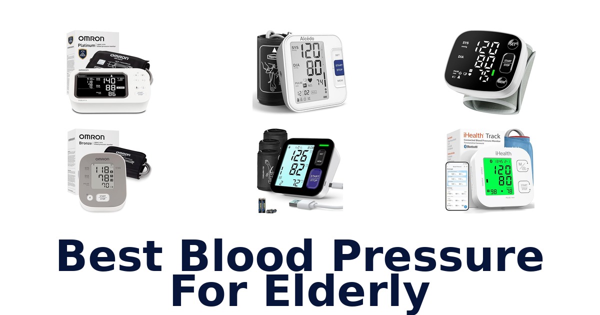 best blood pressure for elderly