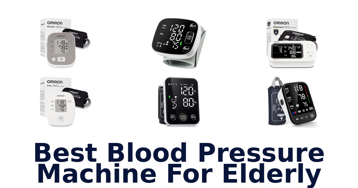 best blood pressure machine for elderly