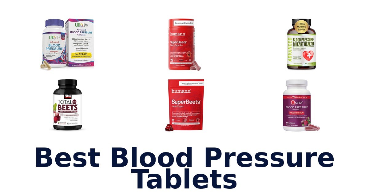 best blood pressure tablets