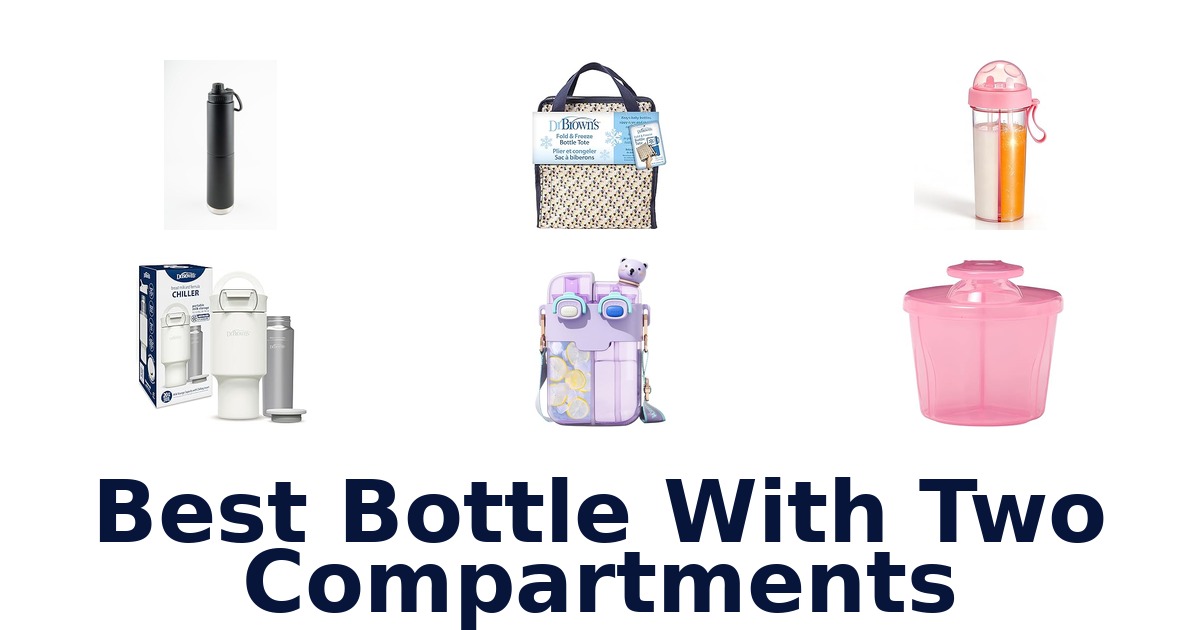best bottle with two compartments