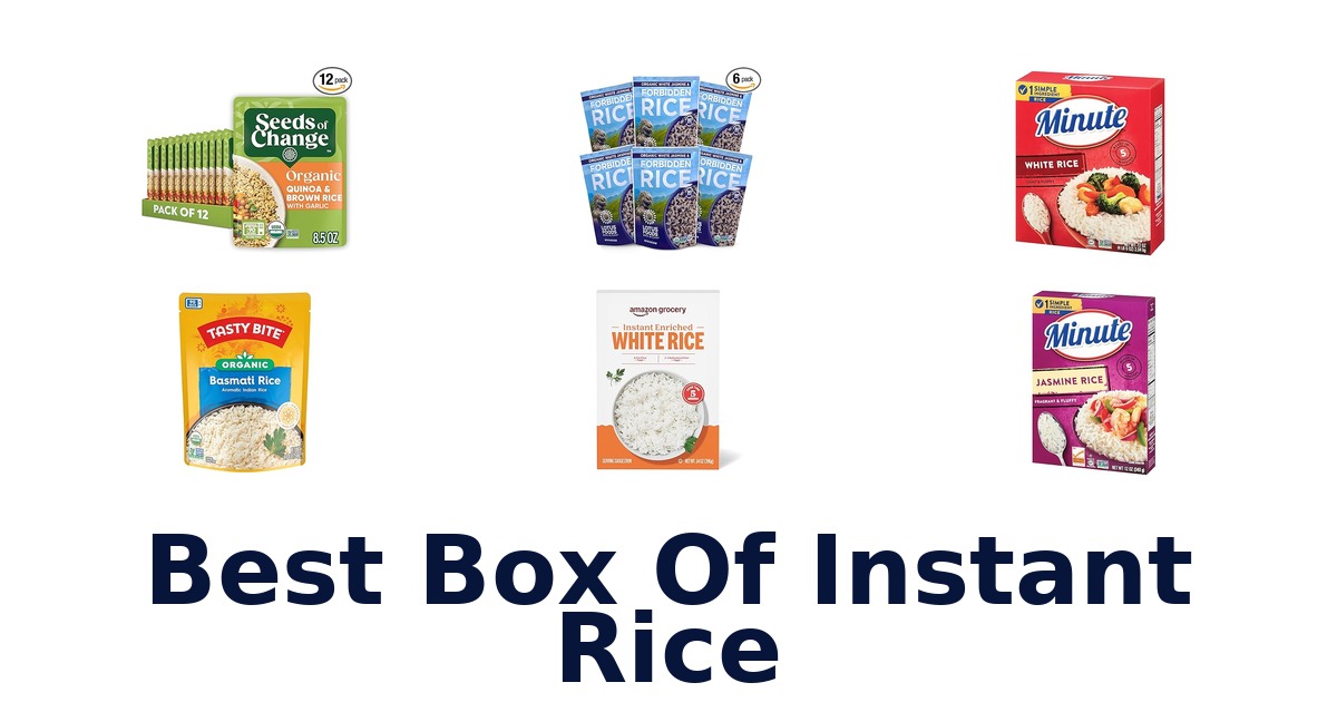 best box of instant rice