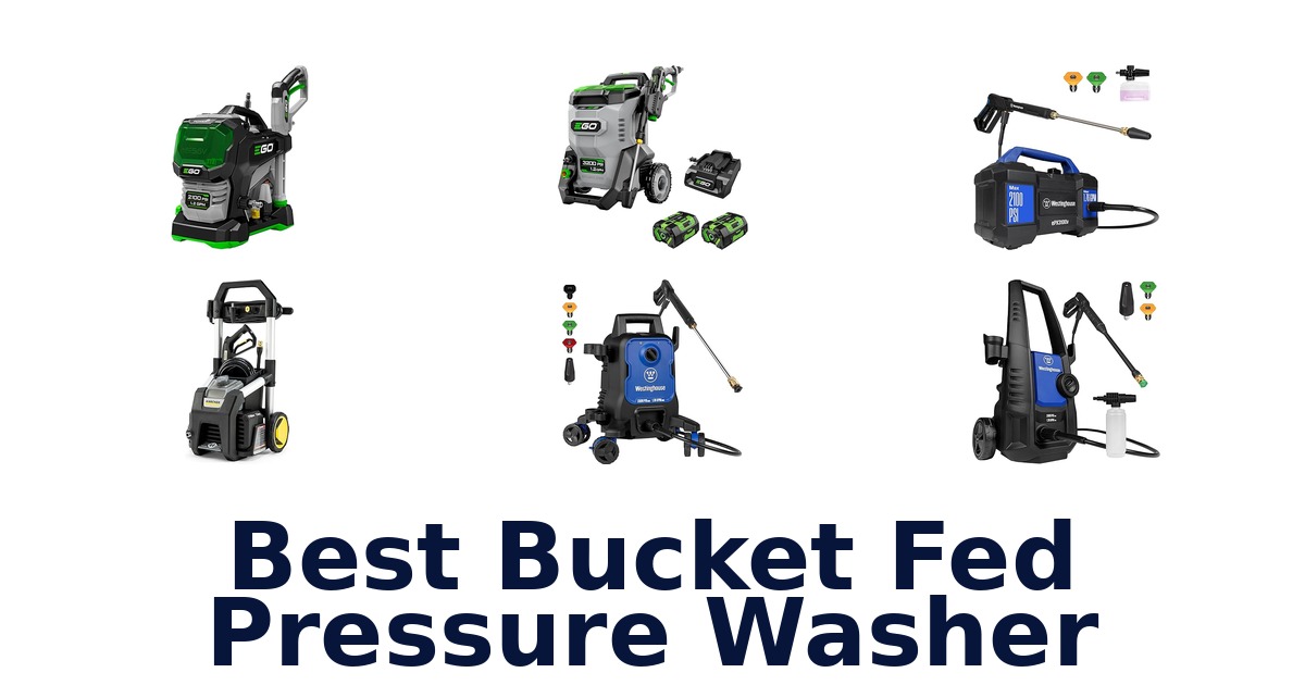 best bucket fed pressure washer