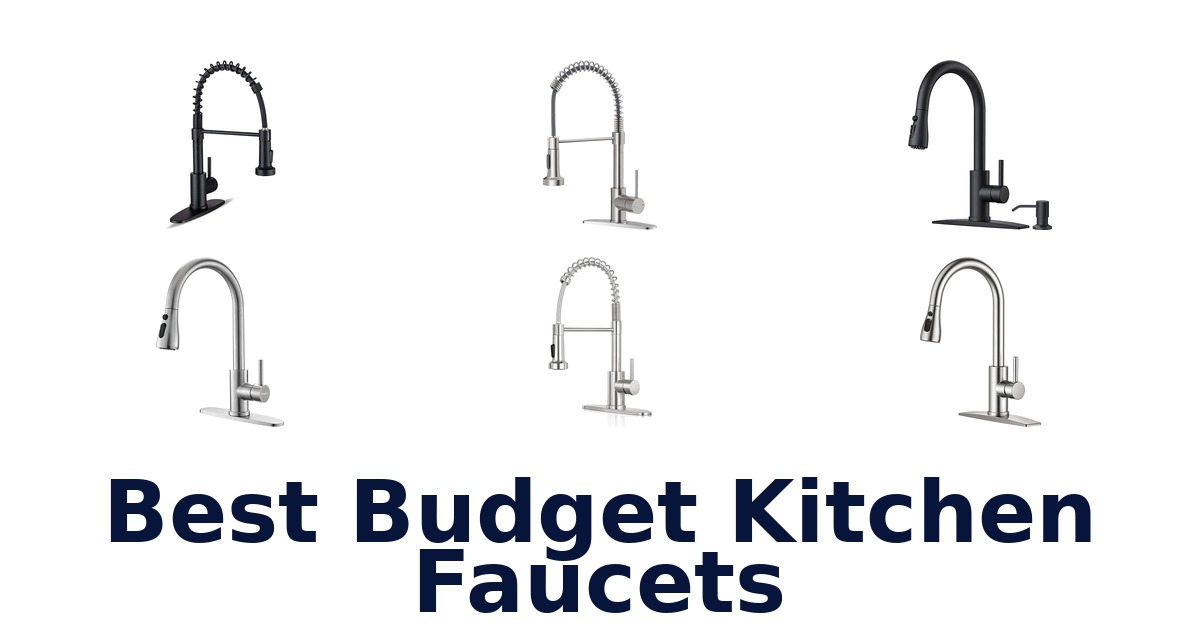 best budget kitchen faucets