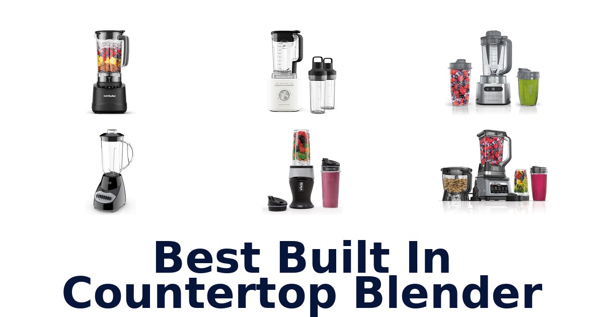 best built in countertop blender