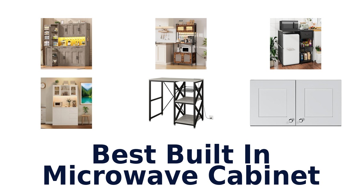 best built in microwave cabinet