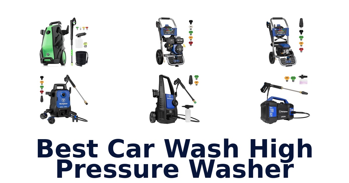 best car wash high pressure washer