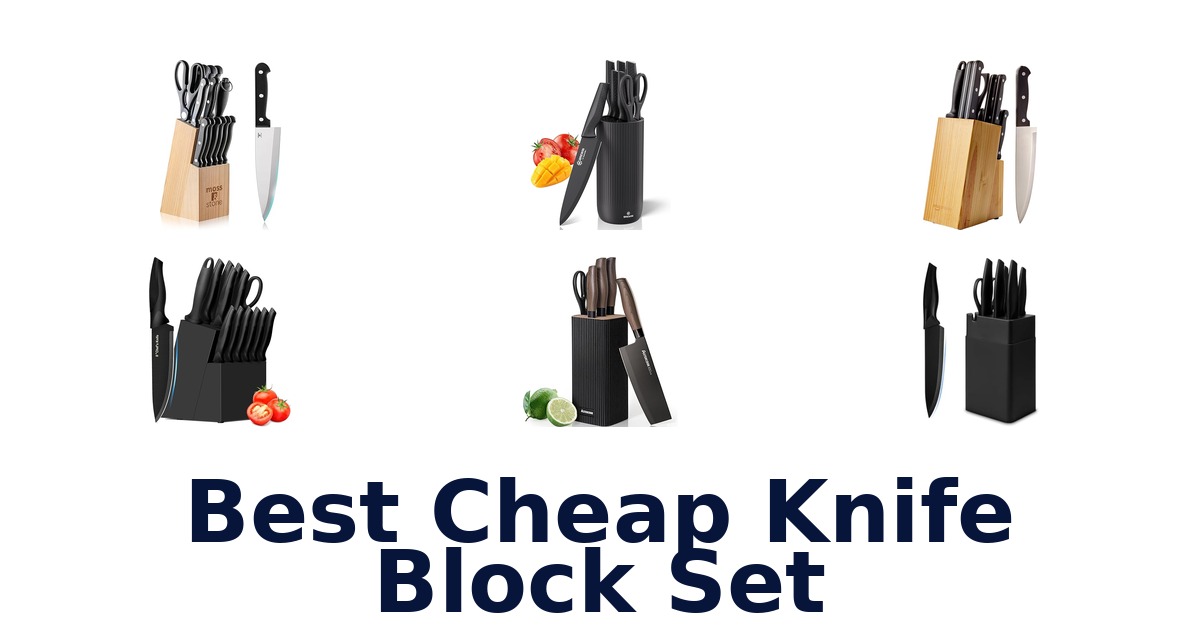 best cheap knife block set