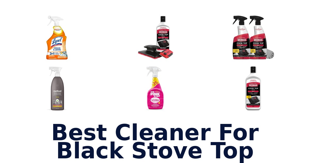 best cleaner for black stove top