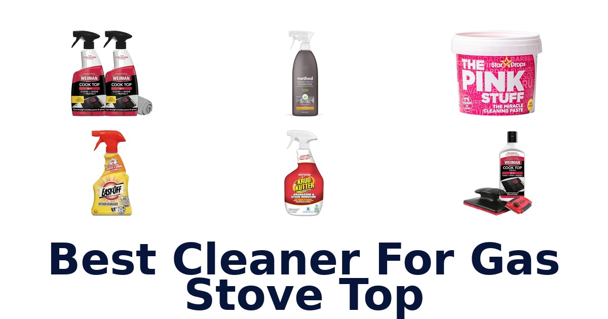 best cleaner for gas stove top