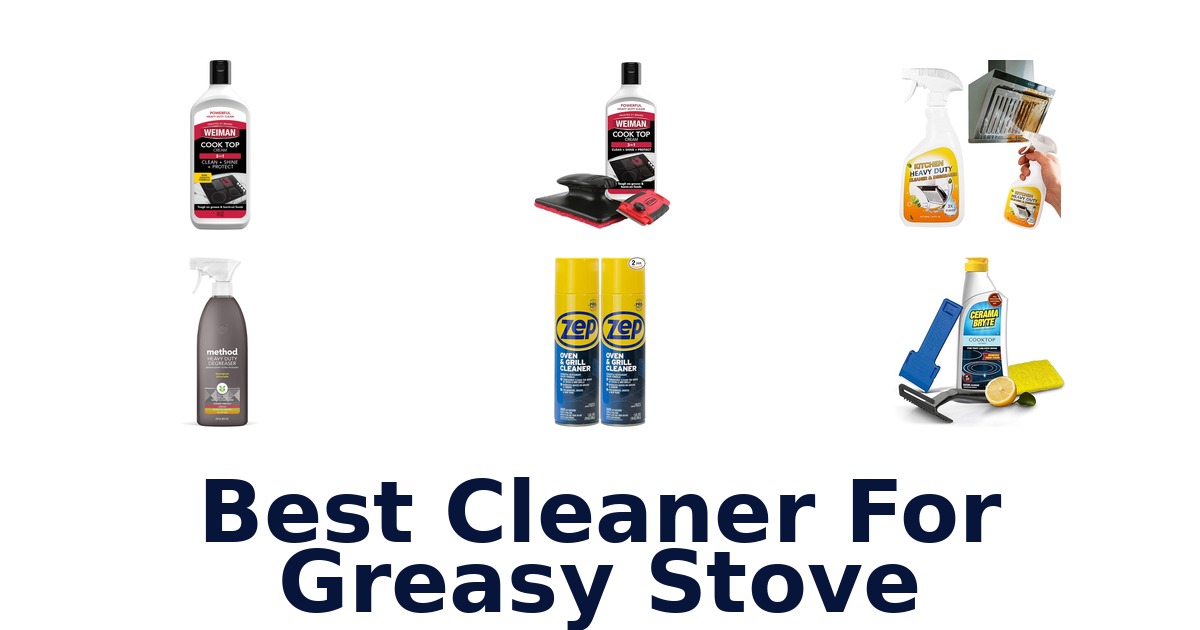 best cleaner for greasy stove