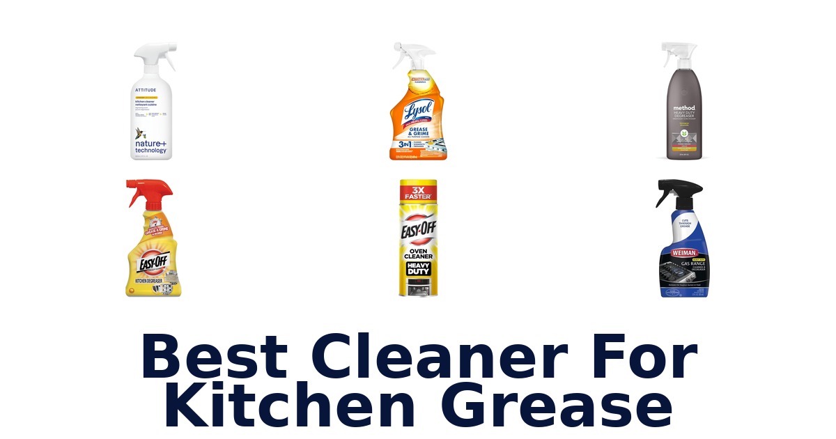 best cleaner for kitchen grease