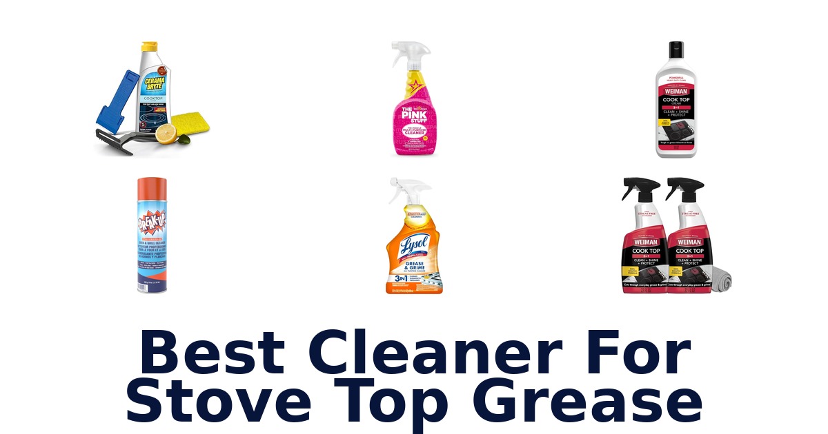 best cleaner for stove top grease