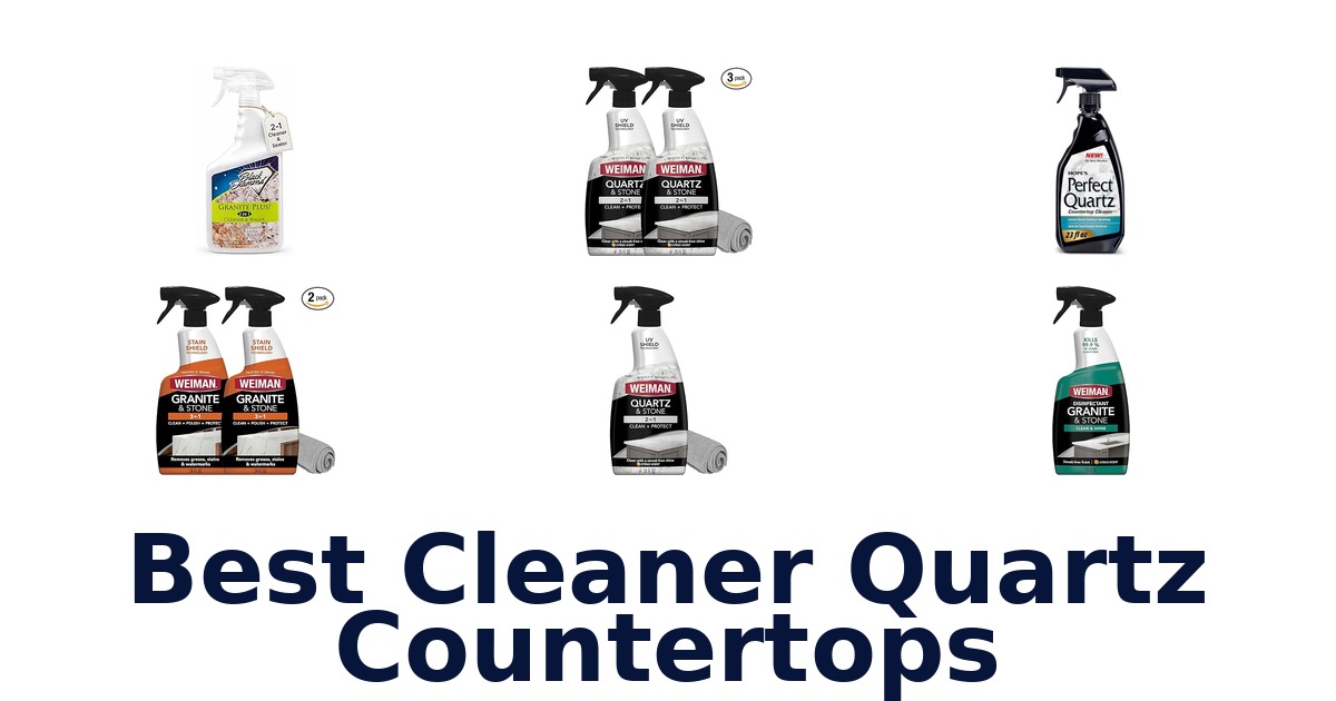 best cleaner quartz countertops
