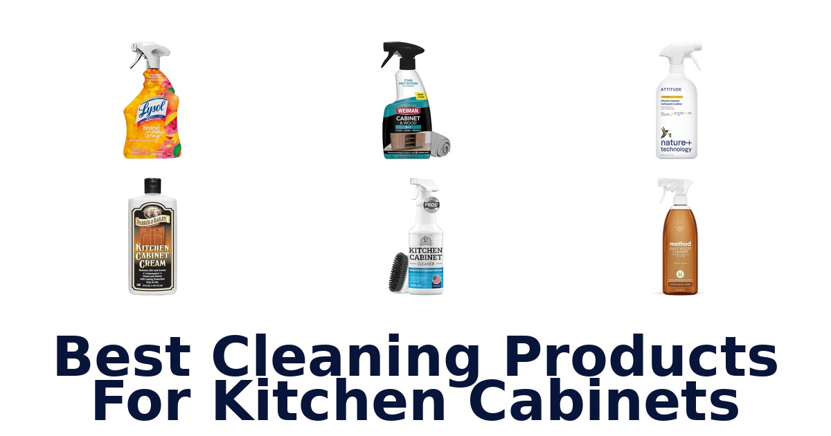 best cleaning products for kitchen cabinets