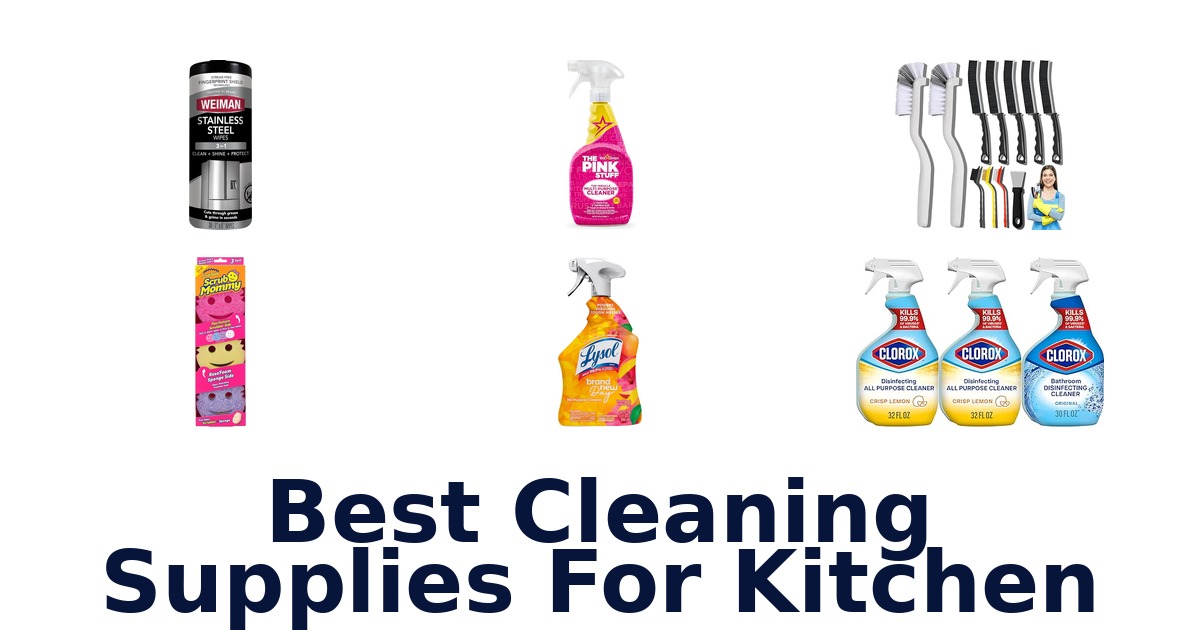 best cleaning supplies for kitchen