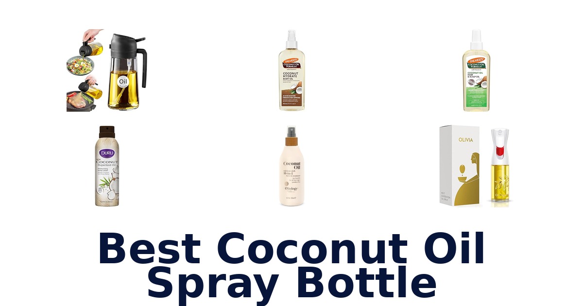 best coconut oil spray bottle