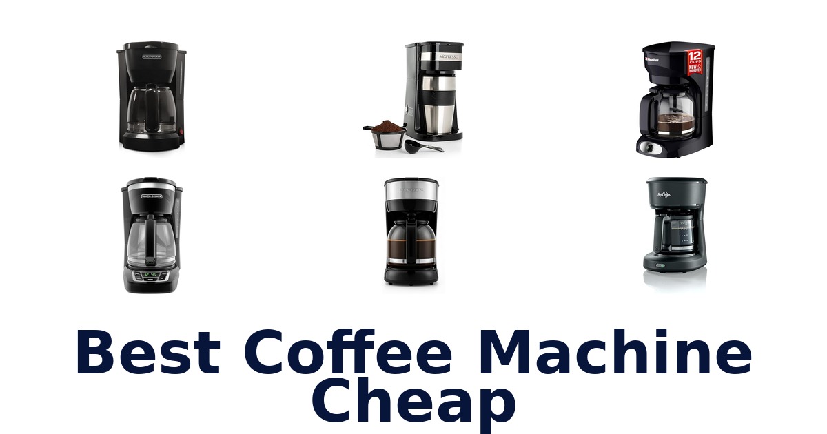 best coffee machine cheap