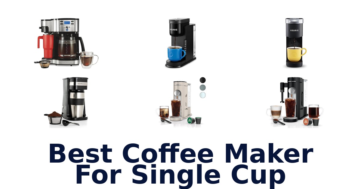 best coffee maker for single cup