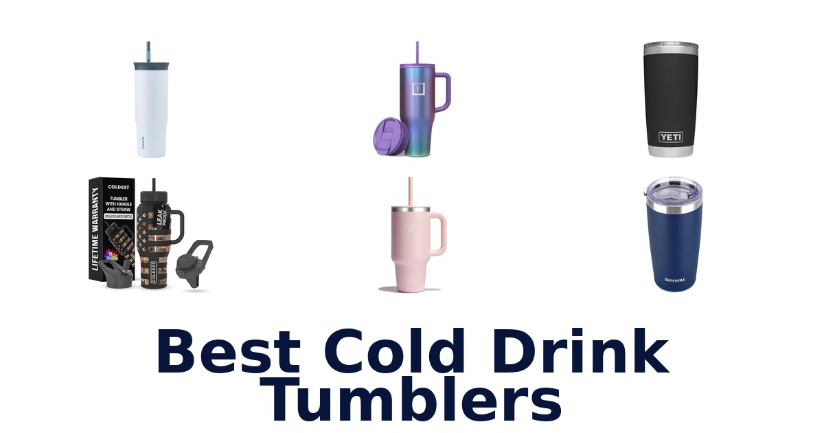 best cold drink tumblers