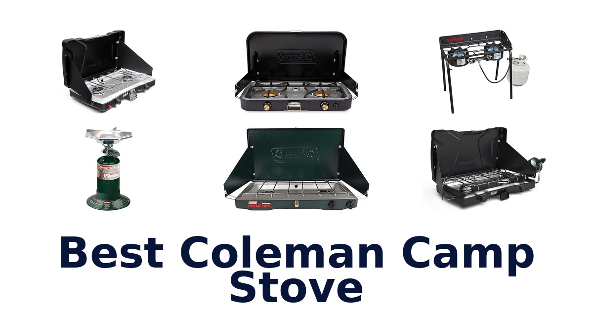 best coleman camp stove
