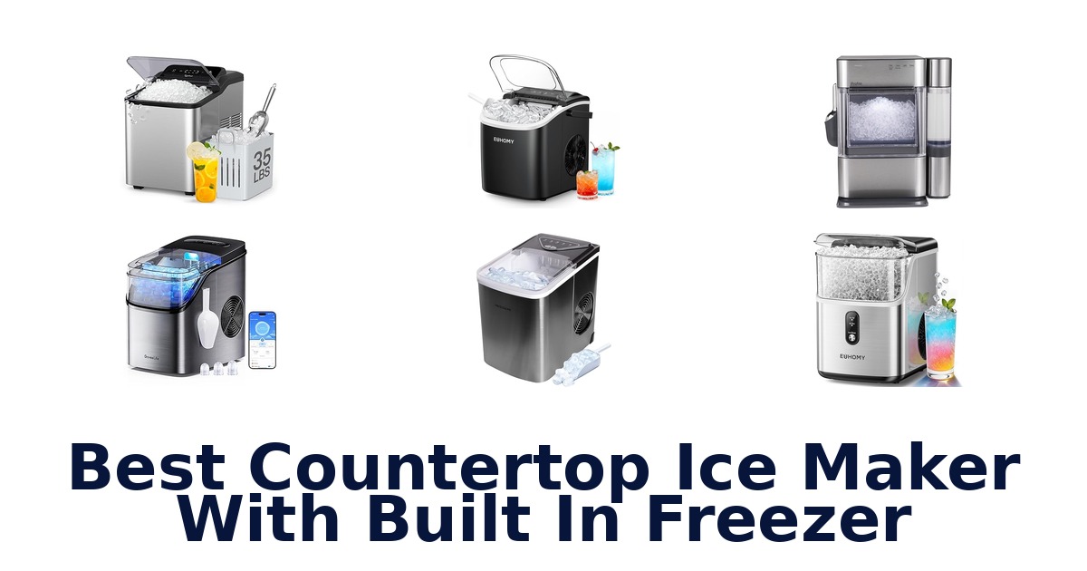 best countertop ice maker with built in freezer