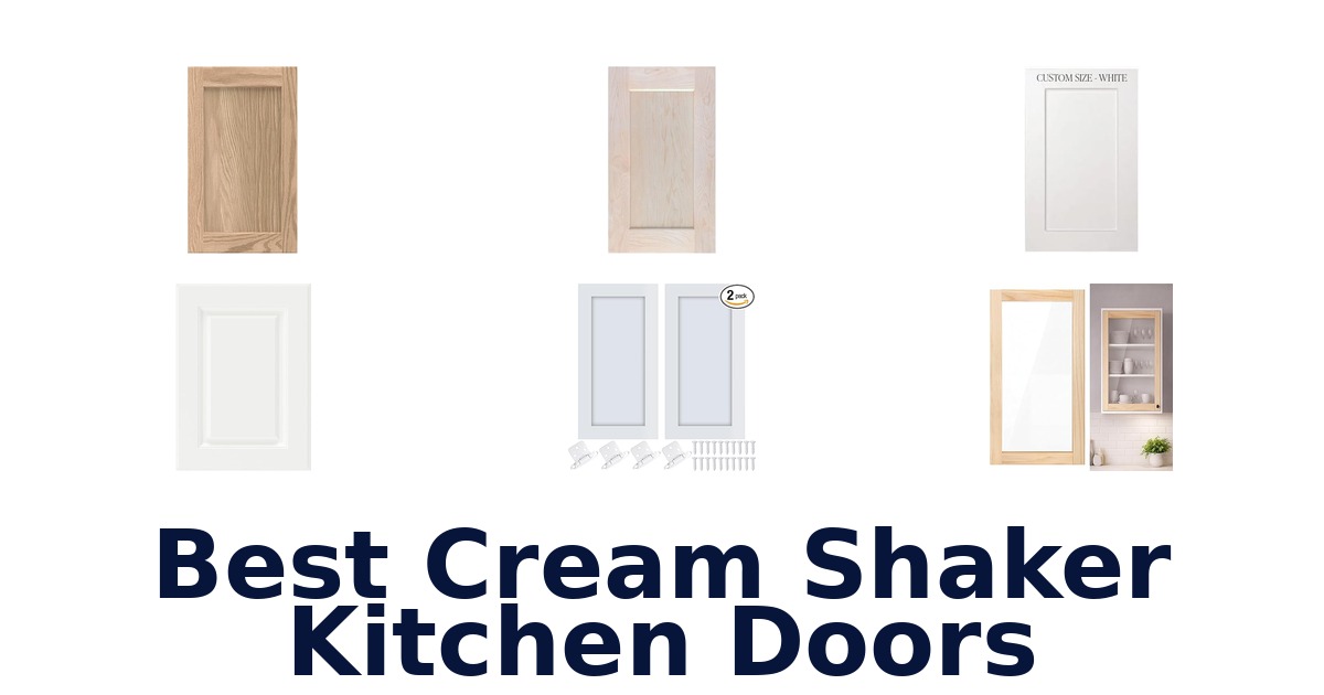 best cream shaker kitchen doors