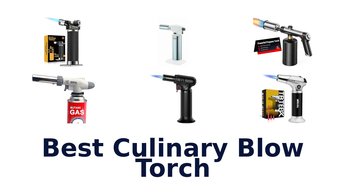 best culinary blow torch