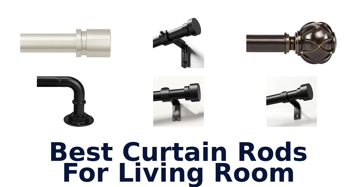 best curtain rods for living room