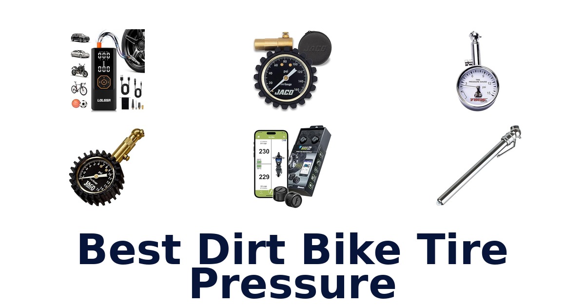 best dirt bike tire pressure
