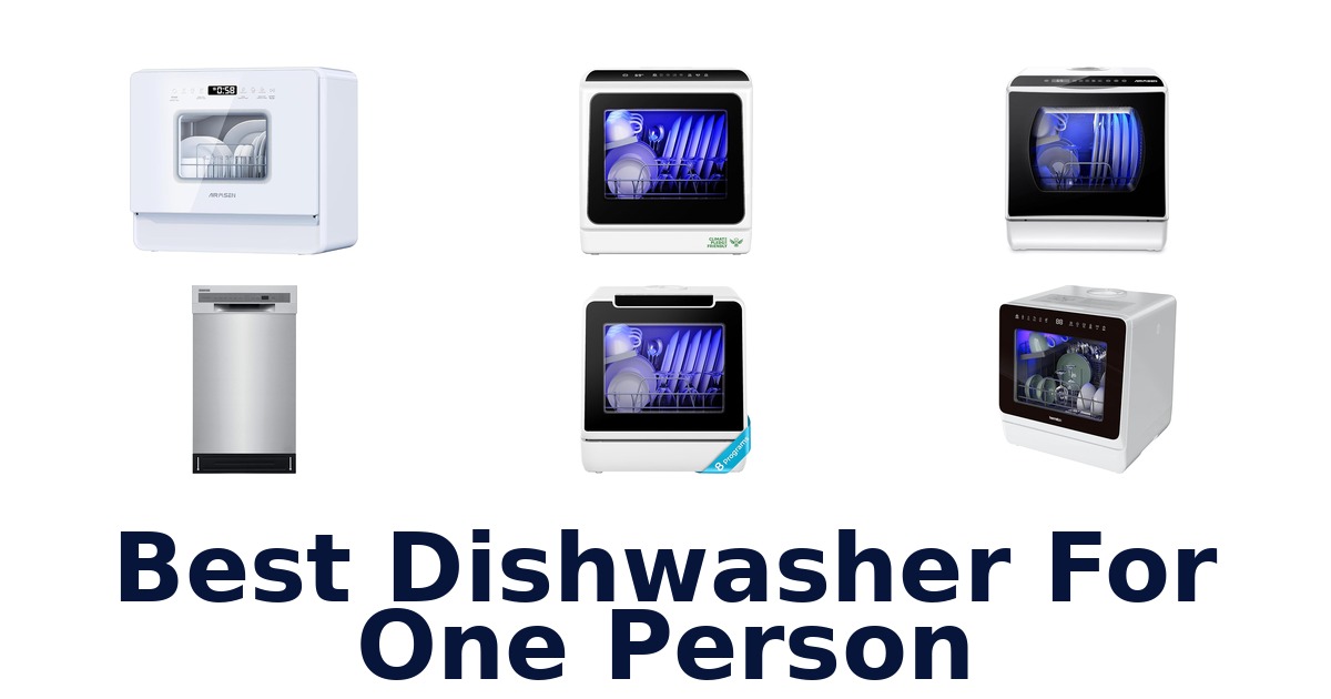 best dishwasher for one person