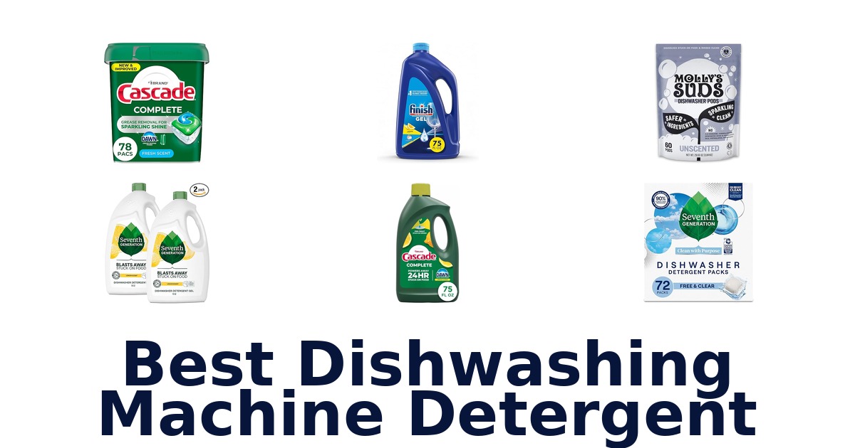 BEST Dishwashing Machine Detergent: Top 10 Picks