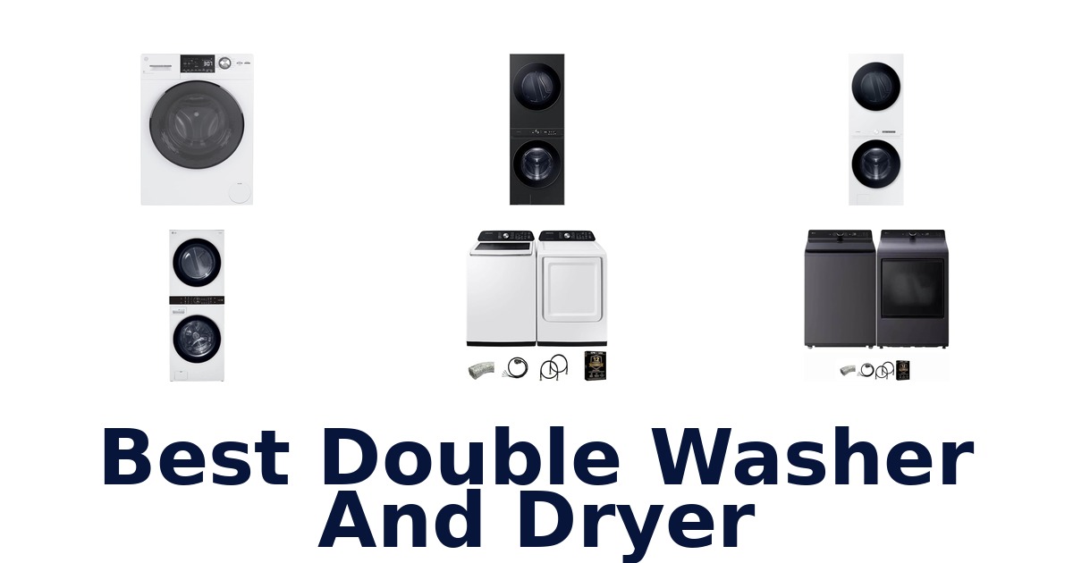 best double washer and dryer