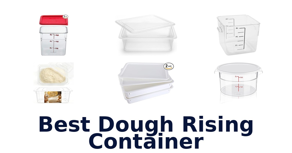 best dough rising container