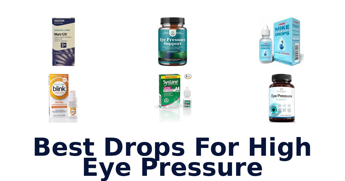 best drops for high eye pressure
