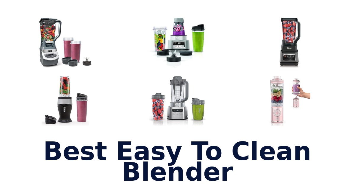 best easy to clean blender
