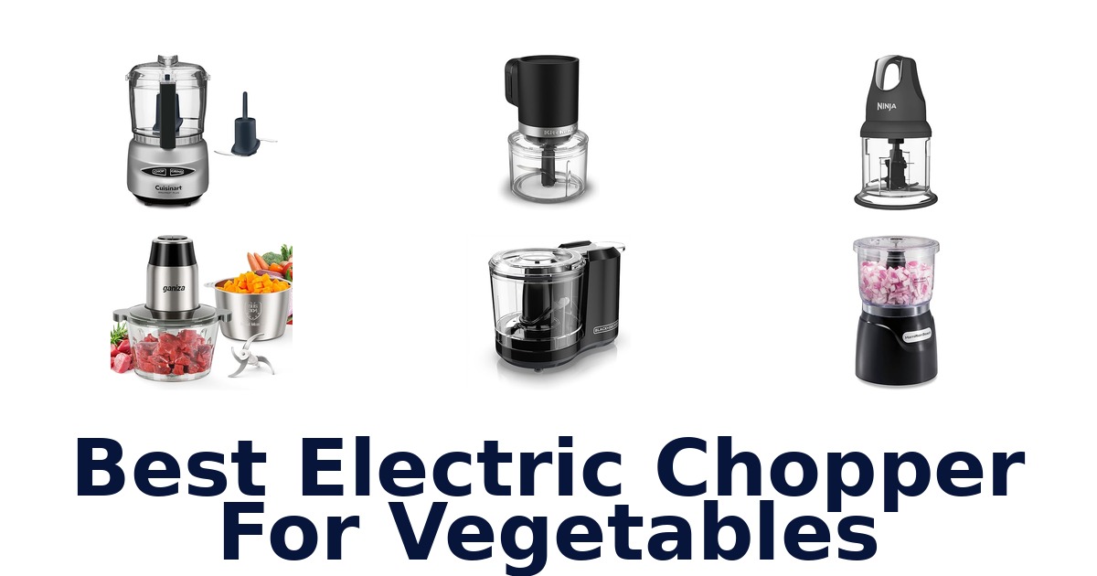 best electric chopper for vegetables