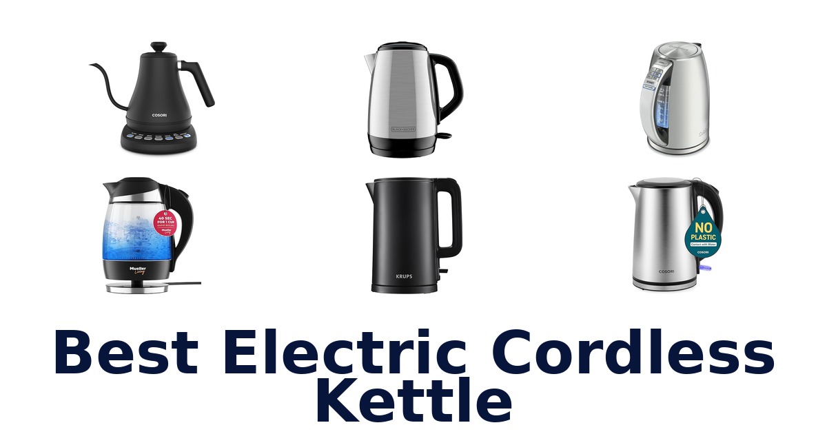 best electric cordless kettle