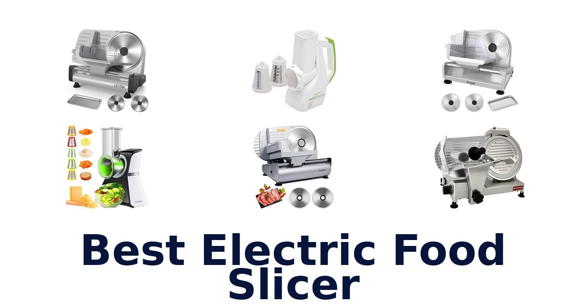 best electric food slicer