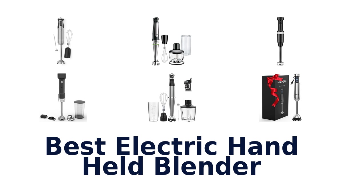 best electric hand held blender